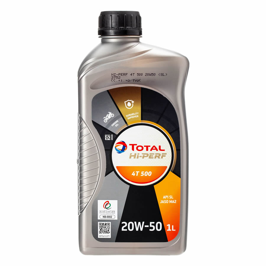 TOTAL HI-PERF 4T 500 20W50 